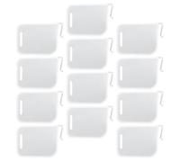 iplusmile Divisori Laterali per Porta Frigorifero 12 Pezzi in Plastica PP, Clip Regolabile per Compartimenti Frigo e Freezer Uso Quotidiano