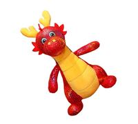 iplusmile Dragon Mascot Doll Giocattoli Dragon Toy Drago Ripieno Per Decorazioni Capodanno Lunare Drago Bel Mestiere Capodanno Pp