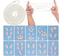 iplusmile Educativo Finger String per Corde Intrecciate per Sviluppo Destreza e Creatività di Cooperazione e Puzzle Manuale per Ragazzi