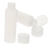 iplusmile Erogatori Ricaricabili 50Ml Set 2 Bottiglie Vuote per Cosmetici Viaggio Contenitori per Lozione e Shampoo Anti-Perdita e Pratici