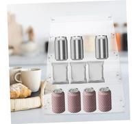 iplusmile Espositore Acrilico Trasparente Strati Rialzato per Bevande e Prodotti Organizer per Banco Negozio Supporto Stabile e Resistente per Mostrare Succhi Latte e