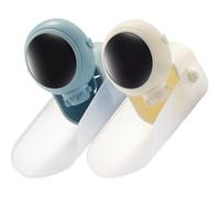 iplusmile Estensore per Rubinetto 2 Pezzi a Forma di Astronauta in Pp e Tpe, Facile Installazione, Insegna Buone Abitudini per Lavaggio Mani in Bagno o Cucina