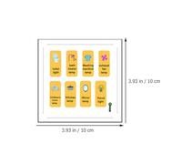 iplusmile Etichette Adesive Luminose Nottilucenti 2 Pezzi Decalcomanie Adesive per Interruttori Adesivi Murali per Bagno e Camera da Letto Etichette Fluorescenzi per Uso Domestico in