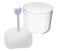 iplusmile Face Wash Foamer in Plastica Portatile, Dispositivo Schiumogeno a Cuore per Detergente Viso e Crema da Barba, per Viaggio e Bagno