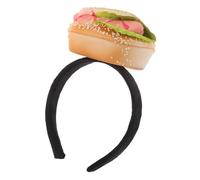 iplusmile Fascia Hamburger e Hot Dog Leggera e Durevole Design Realistico per Feste Halloween Compleanni e Performance Festival Accessorio Fotografico per Live Streaming