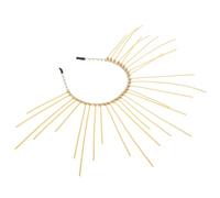 iplusmile Fascia per Chioma da Donna Catena Dorata Copricapo da Dea per Cosplay e Decorazione di Halloween Cerchietto Leggero Effetto Metallico per Feste in Maschera e Carnevale