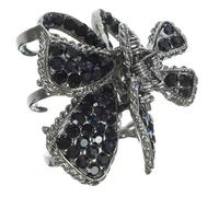 iplusmile Fermaglio per Chignon Piccolo Artiglio di Strass Accessorio per Capelli per Donna e Ragazza Fermaglio per Coda di Cavallo Adatto Capelli Fini