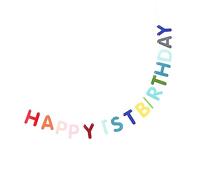 iplusmile Festone Compleanno Ghirlanda Decorativa Appesa per Festa Nascita Striscione per Battesimo Booth Decorazione e Durevole per Interni Ed Esterni
