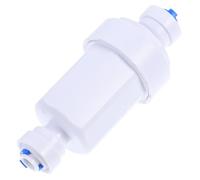 iplusmile Filtro Acqua Pre-filtrazione in Acciaio Inox con Attacchi Rapidi Smontabile Rimuove Sabbia e Impurità Lavabile e Compatto per Uso Domestico Quotidiano