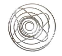 iplusmile Filtro per Caffè in Acciaio Inox Supporto a Molla Imbuto Portatile per Caffè Fatto in Casa Colino Resistente ad Alta Temperatura per Campeggio e Uso Domestico