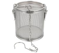 iplusmile Filtro per Spezie in Acciaio Inossidabile Setaccio per Condimenti da Cucina con Gancio Antigoccia Filtro per Zuppe e Brodi Accessorio Cucina Sicuro e Facile da Pulire