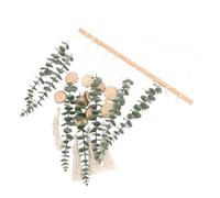 iplusmile Foglie Sospese Artificiali Eucalipto Pianta Finta Sospesa per Esterni Decorazione Foglie Finte da Appendere Parete Pianta da Parete per Balcone e Ufficio