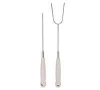 iplusmile Forchette per Barbecue Telescopiche Facili da Pulire in Inossidabile 2 per e Barbecue All'aperto