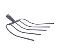 iplusmile Forcone Agricolo Multifunzionale Per Letame e Pulizia Prato, Forcone Da Giardinaggio Portatile e Resistente Per Uso Rurale e Attività Agricole