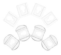 iplusmile Ganci per Quadri in Acrilico 8 Pezzi con Foro a Forma di Otto, Clip Supporto per Cornici e Appendiabiti per Specchio, Accessori per Appendere Album e Cornici, Dimensioni Leggere