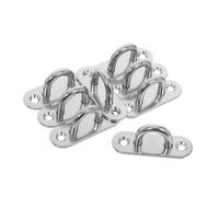 iplusmile Ganci per Soffitto in Acciaio Inossidabile Piastra Occhiello Fibbia per Porta e Ganci per Parete per Amache Tende Vela e Ferramenta per Barche