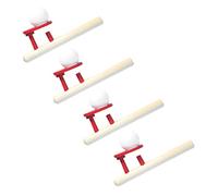 iplusmile Giocattolo a Palla Galleggiante in Legno 4 Pezzi Per Bambini, Gioco Di Soffiaggio Educativo Per Sviluppare Controllo, Per Intrattenimento e Attività Genitore-figlio