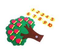 iplusmile Giocattolo Educativo Albero di Frutta in Non Puzzle Numerico per Scuola dell'Infanzia Didattico per Apprendimento e Coordinazione Mano-Occhio