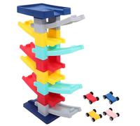iplusmile Giocattolo Rampa per Auto di Simulazione in Abs Pista da Corsa e Mini Auto, Educativo per Bambini e Festa Scuola Decor, Apprendimento e Gioco Insieme