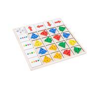 iplusmile Gioco Educativo Legno per Anni Interattivo Forme e Colori per Sviluppo Logica e Orientamento Gioco Genitore-figlio per Apprendimento e Abilità Osservative