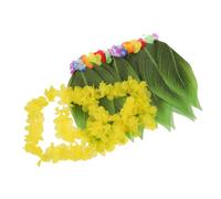 iplusmile Gonna Hawaiana Corona Di Fiori Per Feste Luau Costume Floreale Tropicale Per Donne e Ragazze Accessori Per Costumi Hawaiani Da Festa