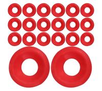 iplusmile Guarnizioni per Bottiglie di Fermentazione 35 Pezzi Anelli di Tenuta Rossi per Bottiglie di Birra e Bevande Fatte in Casa Guarnizioni a Tenuta Stagna Riutilizzabili per Uso