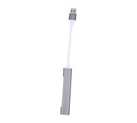 iplusmile Hub USB in Lega Alluminio Portatile Extender USB Porte ad Velocità Espansore Stabile per Supporto Plug And Play Compatibile con Mouse e Tastiera