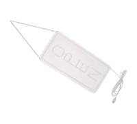 iplusmile Insegna Neon Verticale Open USB LED Trasparente in Acrilico per Muri Decorazione Contemporanea per Negozi Ristoranti Feste e Caffetterie Luce Calda