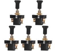 iplusmile Interruttore Fari a Tirante 12V Universale Per Auto E Camion Interruttore Push Pull Con Cordicella Design Manuale in Metallo Pvc Abs Installazione Semplice