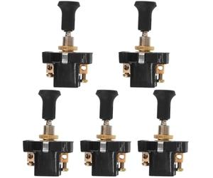 iplusmile Interruttore Fari a Tirante 12V Universale Per Auto E Camion Interruttore Push Pull Con Cordicella Design Manuale in Metallo Pvc Abs Installazione Semplice