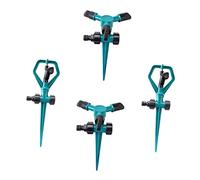 iplusmile Irrigatori Rotanti Automatici per Set da 4 Pezzi per Irrigazione e Ortaggi Design Ugelli Regolabili
