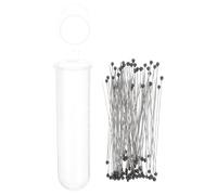 iplusmile Kit di Perni Inossidabili per Montaggio e Conservazione Insetti 100 Pezzi Strumenti di Posizionamento in Acciaio per Preparazione Campioni Entomologici