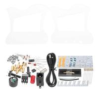 iplusmile Kit Elettronico per Arpa a 7 Corde Saldatura, Materiali in Abs e Rame, Resistente Agli Urti, Facile da Imparare, per Pianoforte Elettronico e Principianti