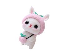 iplusmile Kit Infeltrimento Ad Ago per Peluche Coniglio Fai da Te Creativo per Regali Strumenti per Artigiani per Feste Dei Pesca Rosa