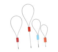 iplusmile Kit Pinze Per Sigillatura a Piombo 50 Pezzi Sigilli Di Chiusura in Filo D’acciaio 30 Cm Per Sicurezza Logistica e Trasporto Merci Portuali Colore Casuale