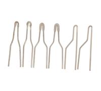 iplusmile Kit Punte per Pirografia 6 Pezzi in Filo Metallico, Utensili per La Combustione del Legno, Punte di Ricambio Resistenti per Penna Pirografo, per Artigianato su Legno e Progetti Creativi