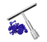 iplusmile Kit Riparazione Ammaccature Auto con Tirabolli e Linguette Multidimensionale Strumento Versatile per Rimozione Danni da Grandine e Riparazione Adatto per Superfici Metalliche