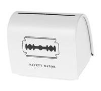 iplusmile Lame per con Chiusura Resistente Allumidità e Polvere Custodia Durevole Multifunzione per e Domestico Organizer per Lame Gioielli e Monete Design Bianco Stampato