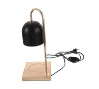 iplusmile Lampada a Cera Senza Arredamento Camera da Letto Nero Lampada più Calda lampade ad Olio per Interni Candele profumate sfuse fonditore di Cera scalda Profumo Metallo