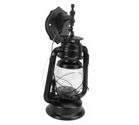 iplusmile Lampada da Parete Vintage Americana in Stile Kerosene Nero Senza Decorativa per Ristorante Bar e Romantico Applique Retrò Resistente Design