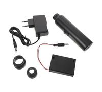 iplusmile Lampada la Speratura delle Uova LED Luminosa Ricaricabile Batteria e Cavo Usb, Plastico Nero, Luce Fredda ad Alta Intensità per Monitoraggio dello Sviluppo Embrionale