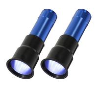 iplusmile Lampada per Speratura Uova Portatile per Incubatori con Batteria, 2 Pezzi Lampada LED per Controllo Sviluppo Embrionale di Uova di Pollame