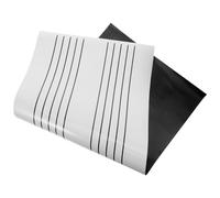 iplusmile Lavagna Bianca Magnetica Musicale Piccola per Insegnanti Lavagnetta Cancellabile Secco con Linee Musicali Nota Musicale Adesiva per Frigorifero Memo Versatile per Aula e Casa