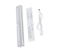 iplusmile LED Cabinet Light With Motion Sensor LED Cordless Night Lamp For Wardrobe And Closet USB Rechargeable Cold Adhesive Stick For Corridor And