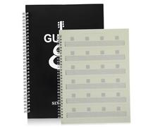 iplusmile Libro di Spartiti per Chitarra Design Spirale Facile da Rimuovere le Pagine Sbagliate Piccolo e Leggero per Studio Memorizzazione Copertina Pp Resistente all Usura