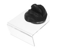 iplusmile Lingua per Piercing in Silicone Flessibile Nero e Realistico per Pratica Piercing Tatuaggi e Trucco Professionale Accessorio Didattico Resistente