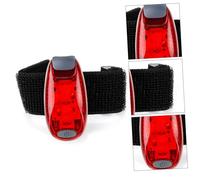 iplusmile Luce Posteriore Led Multifunzionale Per Bicicletta e Corsa, 3+5 Led Rossi, Compatta, Modalità Luce Fissa e Lampeggiante, Per Zaino, Casco e Attività Outdoor