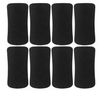 iplusmile Maniglia del Tapis Copertura per Esercizi, rulli per Cuscinetti per Piedi in Schiuma, 8 Pezzi, Spugna Nera, per Home Bench e Palestra