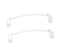 iplusmile Maniglie Trasparenti in Acrilico per Armadietti Impugnatura Ergonomica Curva per Mobili Moderni Installazione Vite Adatte per Cucina Camera da Letto e Mobiletto Bagno