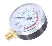 iplusmile Manometro Verticale Professionale 0-16 Bar 240 Psi Attacco Filettato G1/4 in Metallo Resistente per Sistemi Pneumatici Industriali e Compressori d'Aria